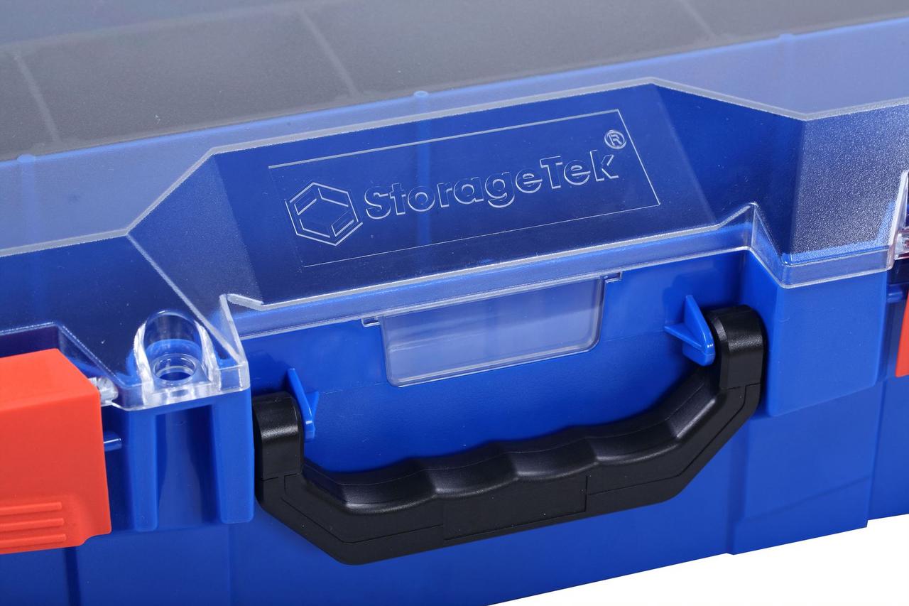 StorageTek Case Large ABS Lid c/w dividers-Blue