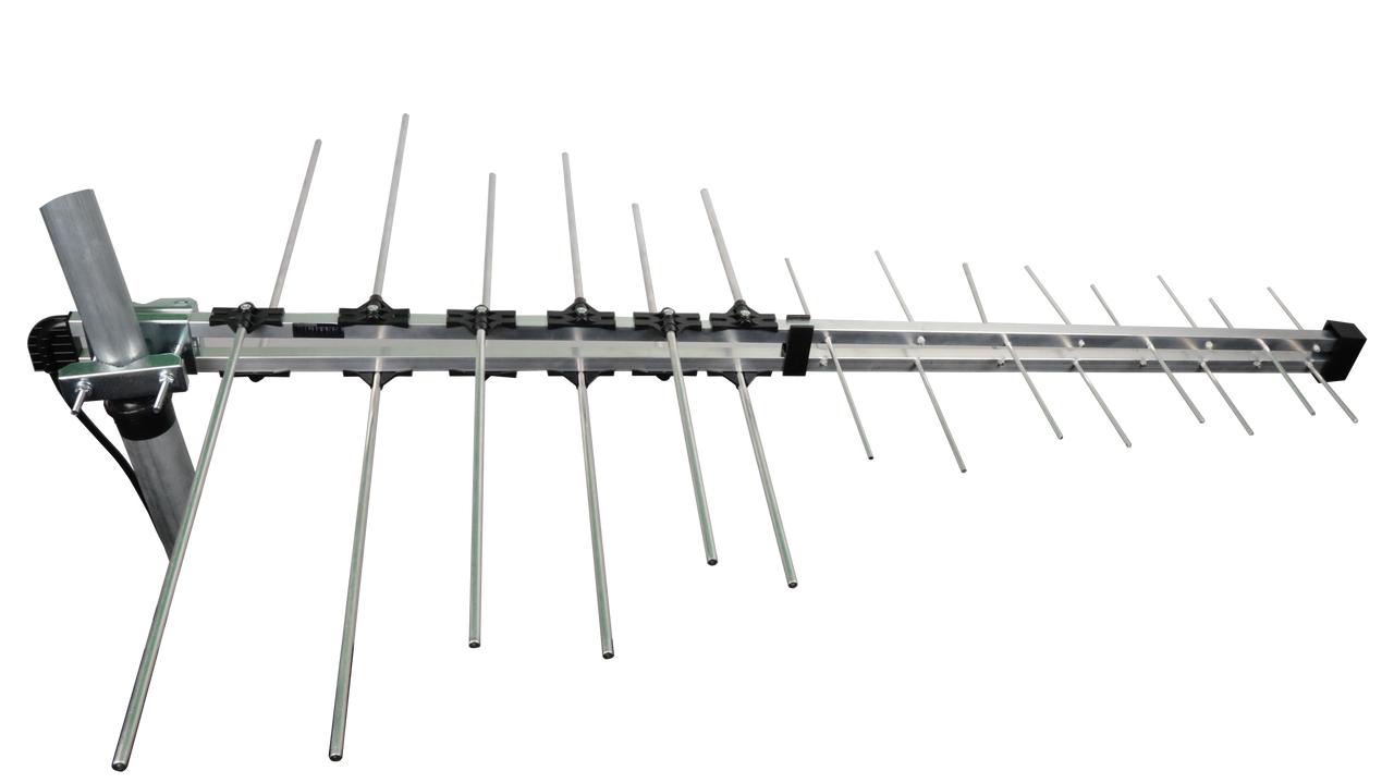 Folding Metropolitan combination antenna with F-Type and rubber boot
