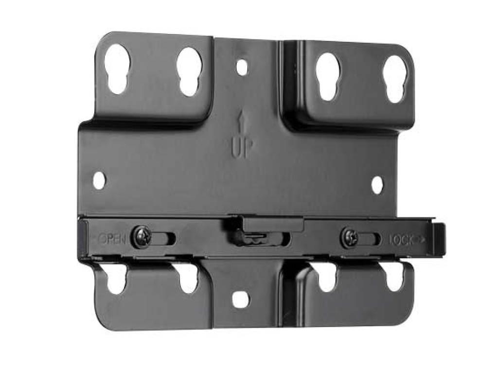 Standard AV ZSL1 low-profile wall mount for 13-26\" TVs, 0.7-inch flush fit with locking mechanism and VESA plate