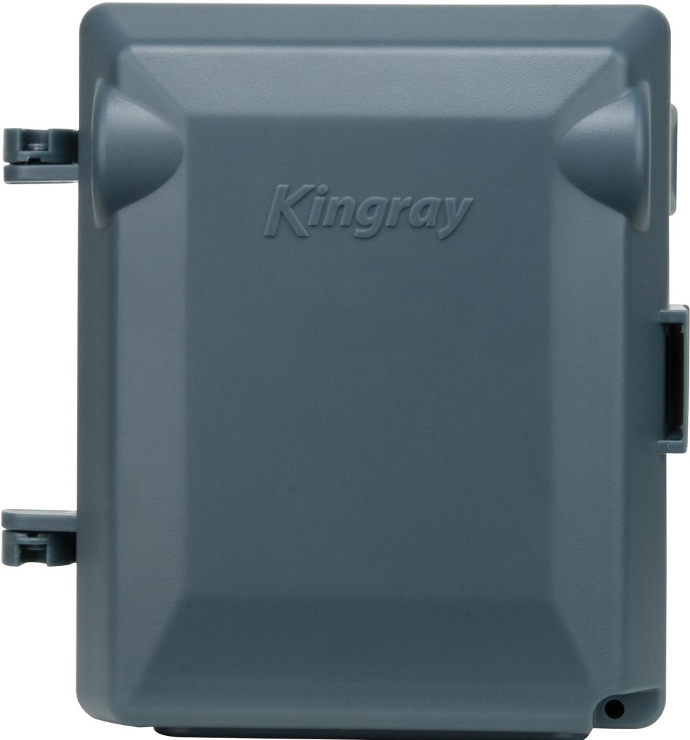 Front view of Kingray MHU25F die-cast weatherproof shell