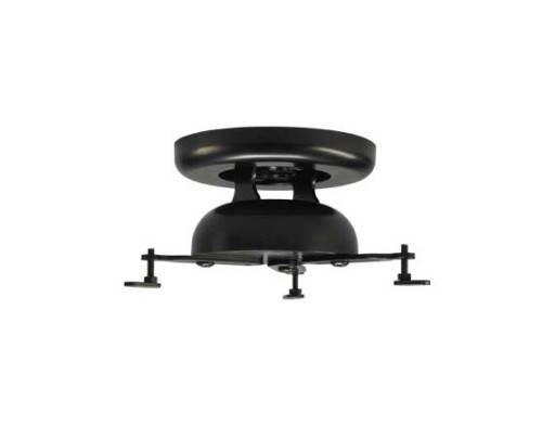 Close-up of Black Sanus VMPR1 Ceiling Projector Mount
