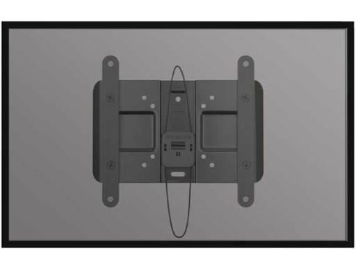 Sanus VSL4 fixed TV wall mount with 32-inch LCD at eye level front view