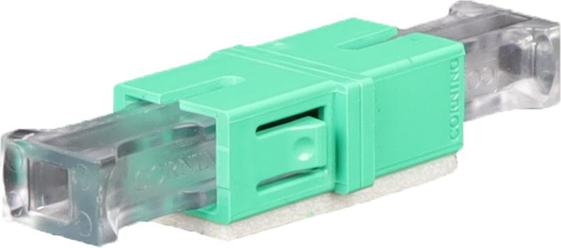 Digitek Optical Fibre Lead Joiner SC/APC Green single-mode fibre coupler
