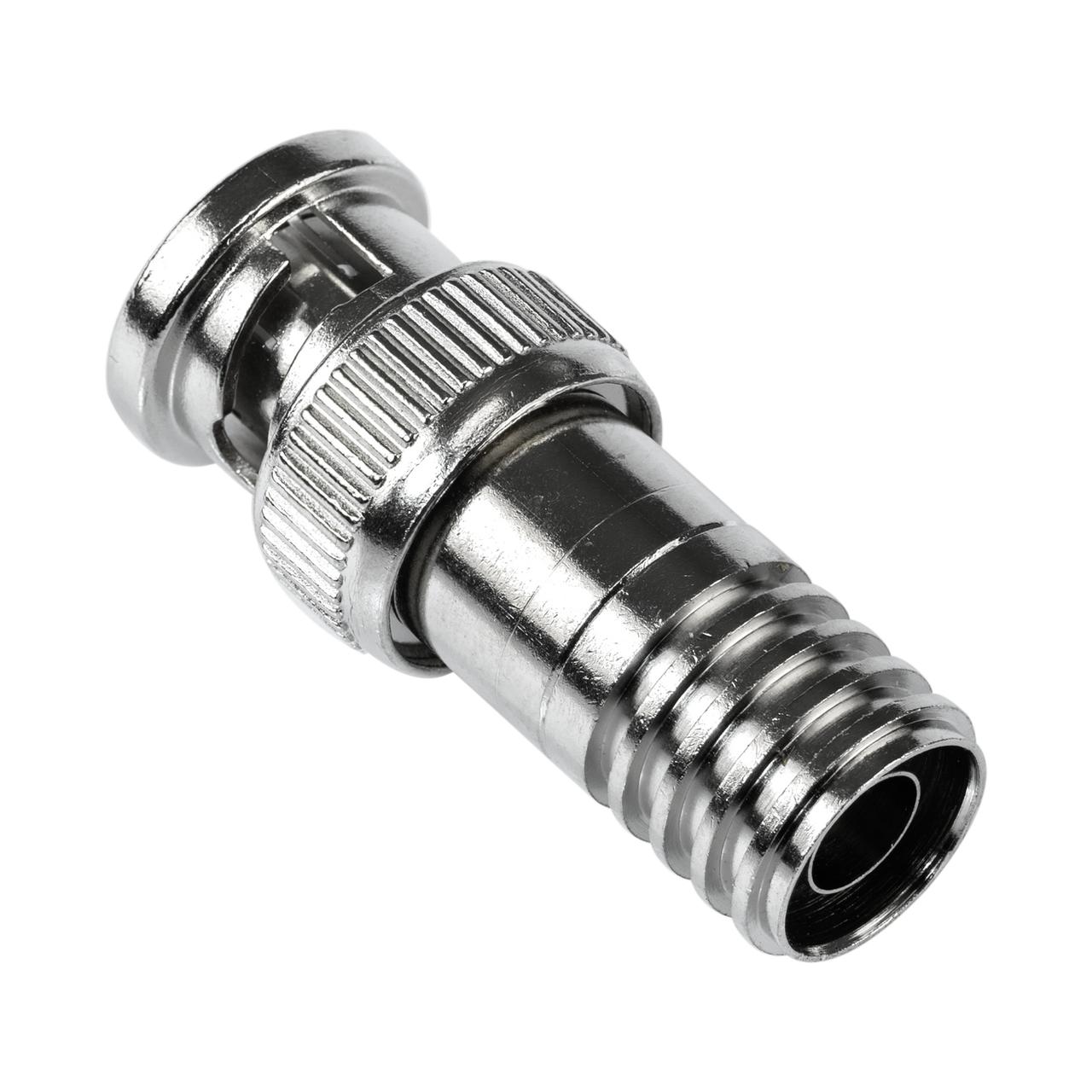 Crimp-type BNC connector suitable for CCTV and video applications