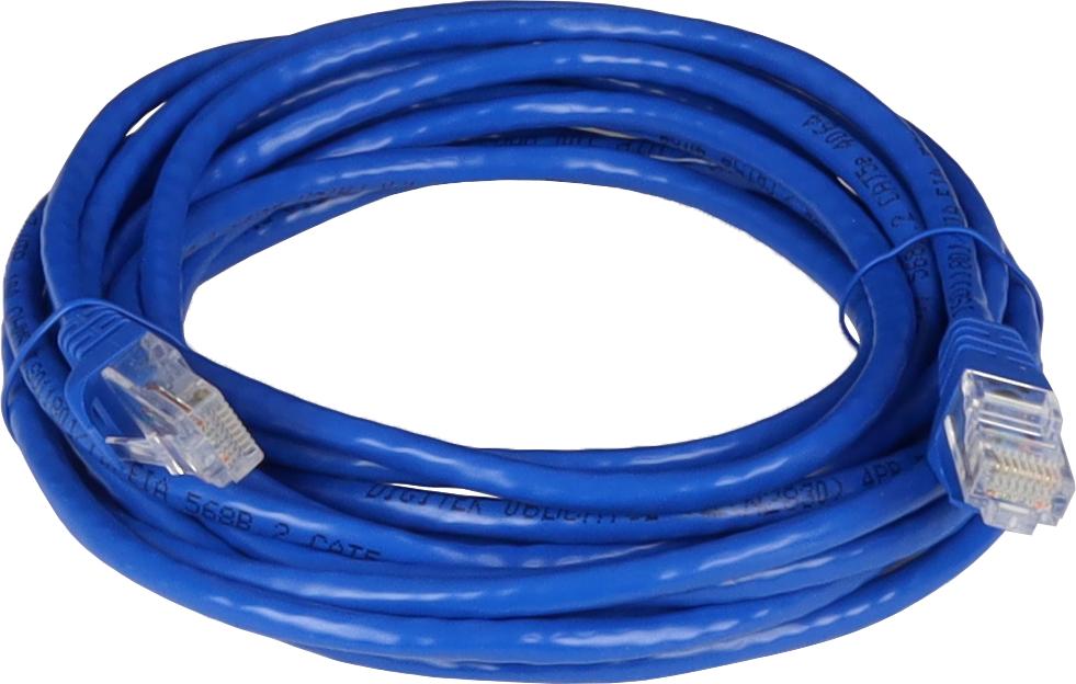 Blue 1000Mbps UTP patch lead for home and office networks