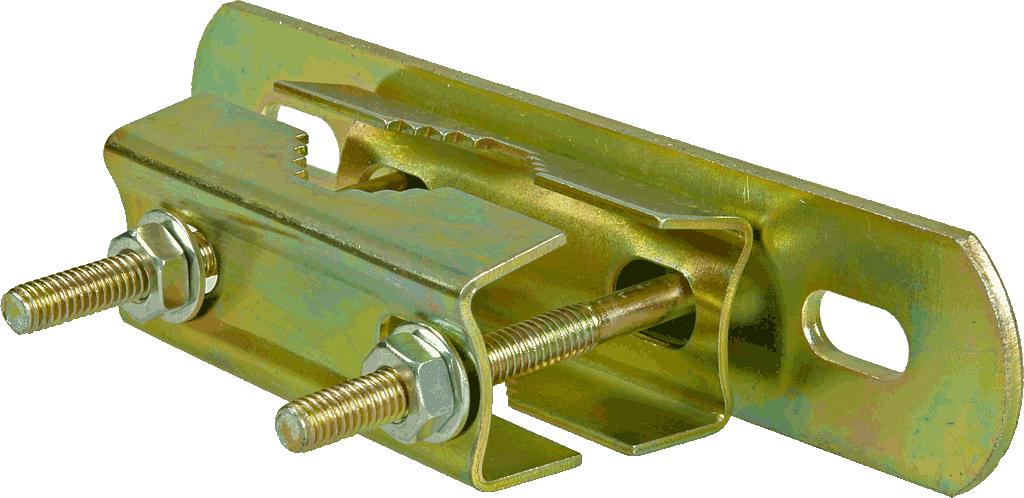 Close-up of Digitek Flush Wall Mount Bracket in zinc finish