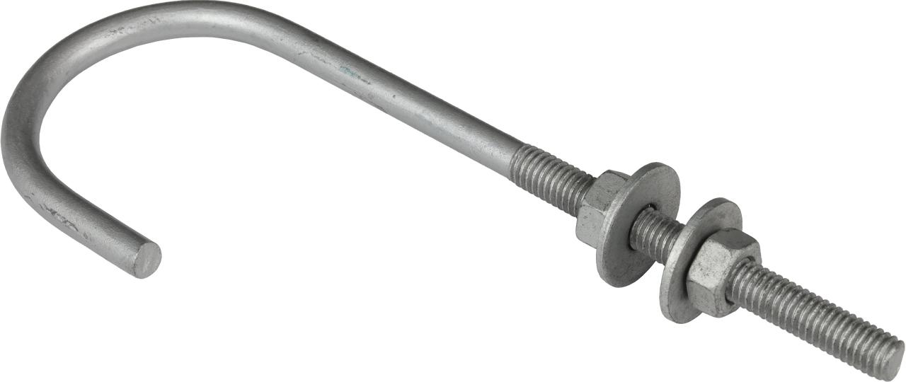 High-strength Digitek J-Bolt for secure anchoring