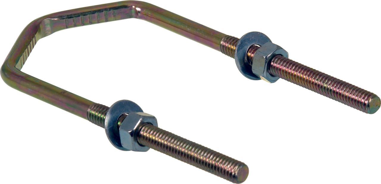 Digitek U Bolt Long 140mm x 8mm with nut and washer