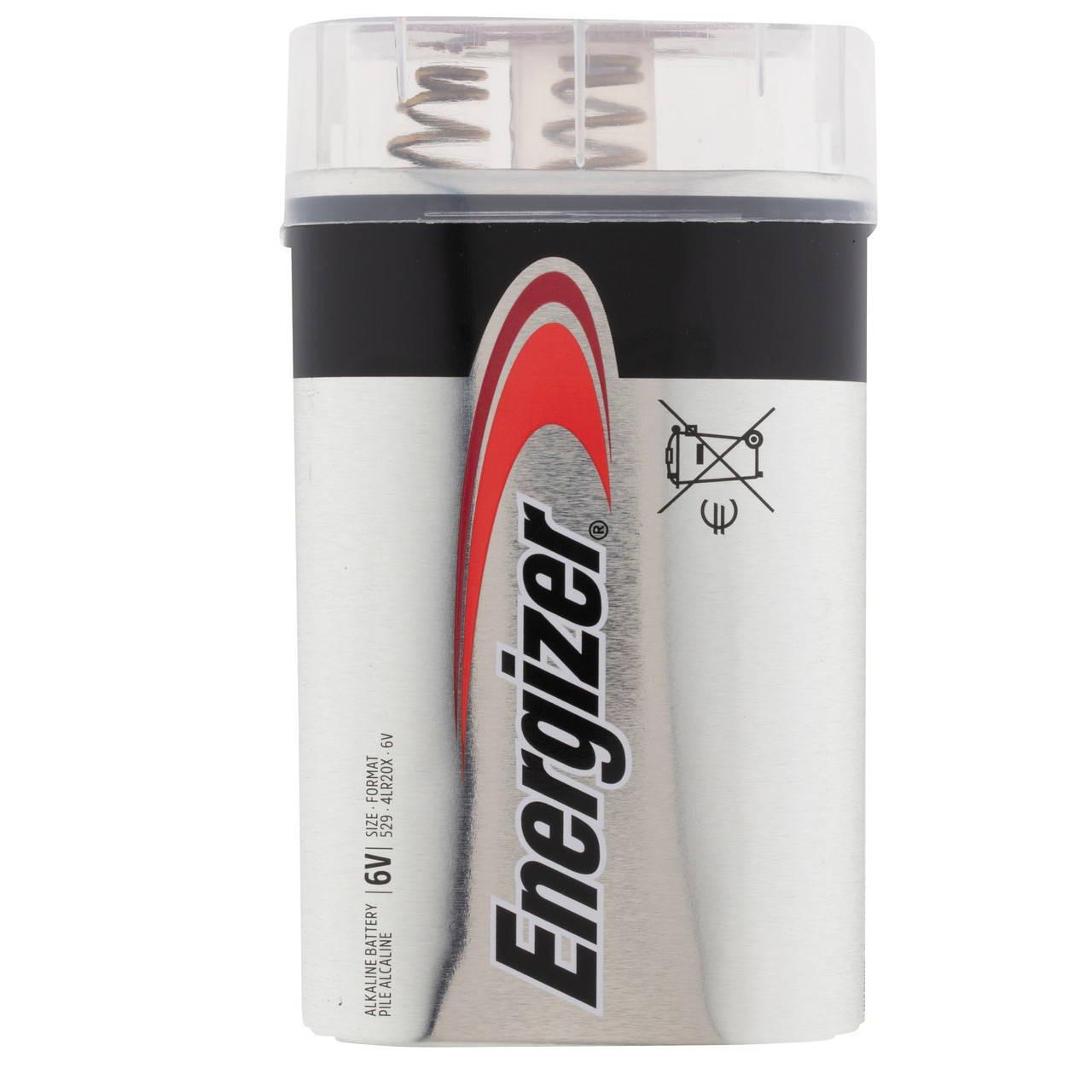 Energizer 529F 6V alkaline lantern battery for emergency kits
