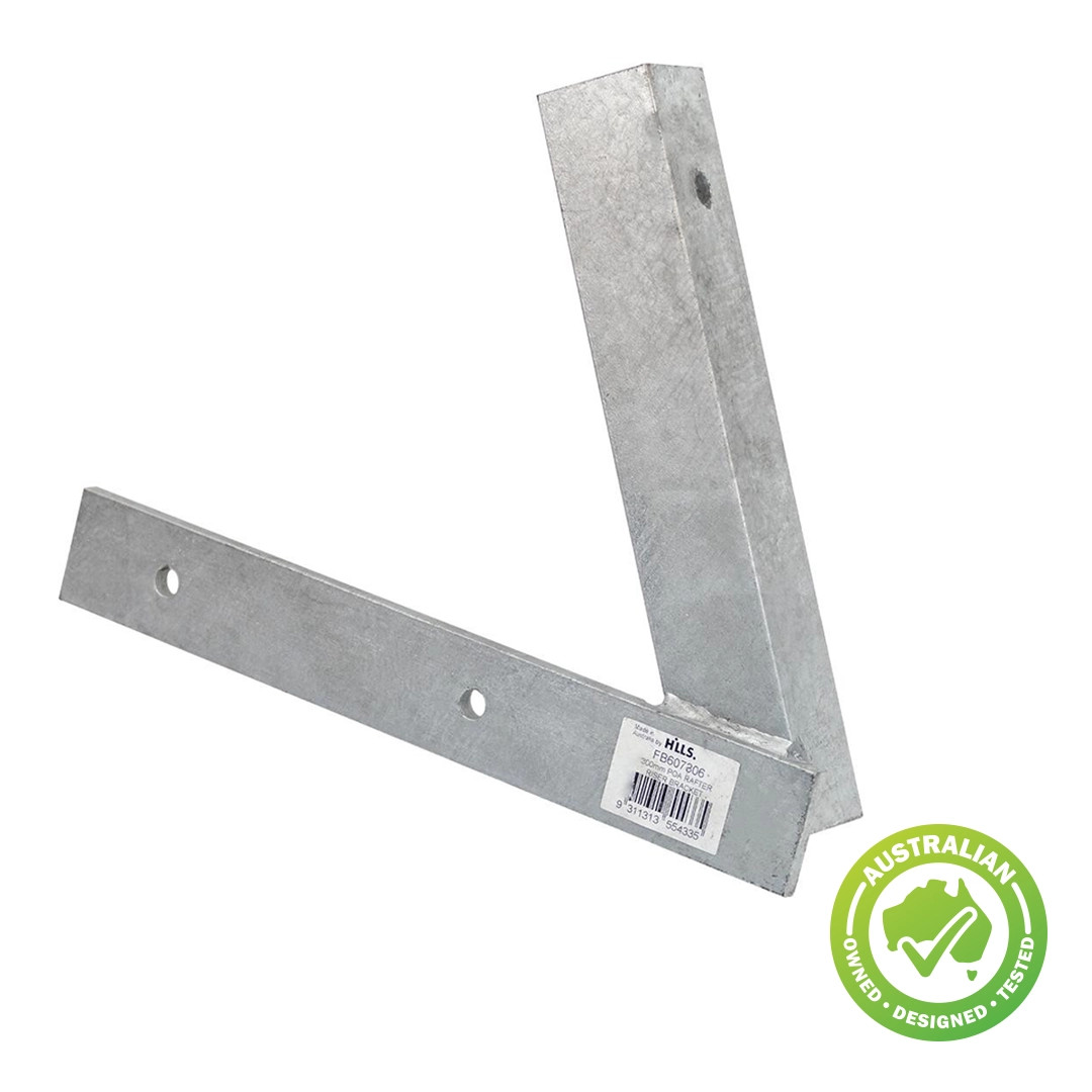 Hills Antenna FB607306 300mm POA rafter riser bracket galvanised steel