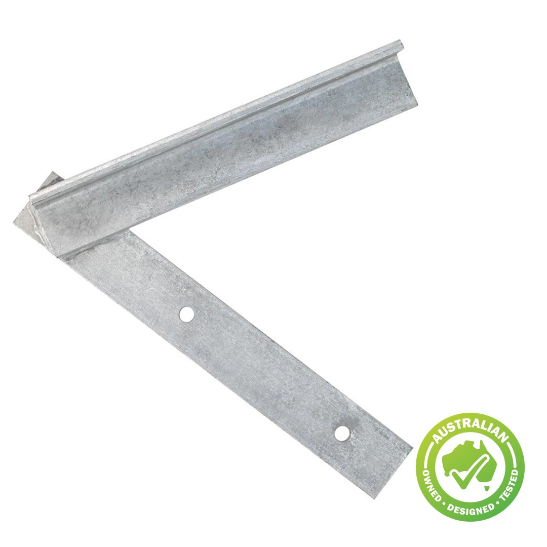 Australian antenna riser bracket with hot dipped galvanised finish