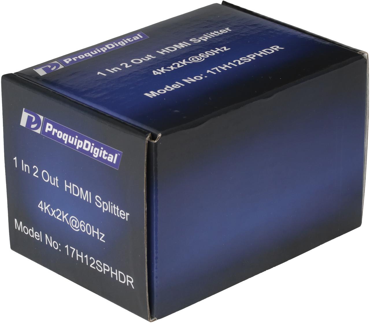 HDMI 2.0 HDCP 2.2 compliant 1x2 splitter for AV devices