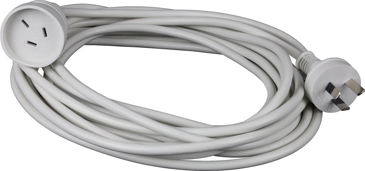 Safe 7m power extension lead for home or office