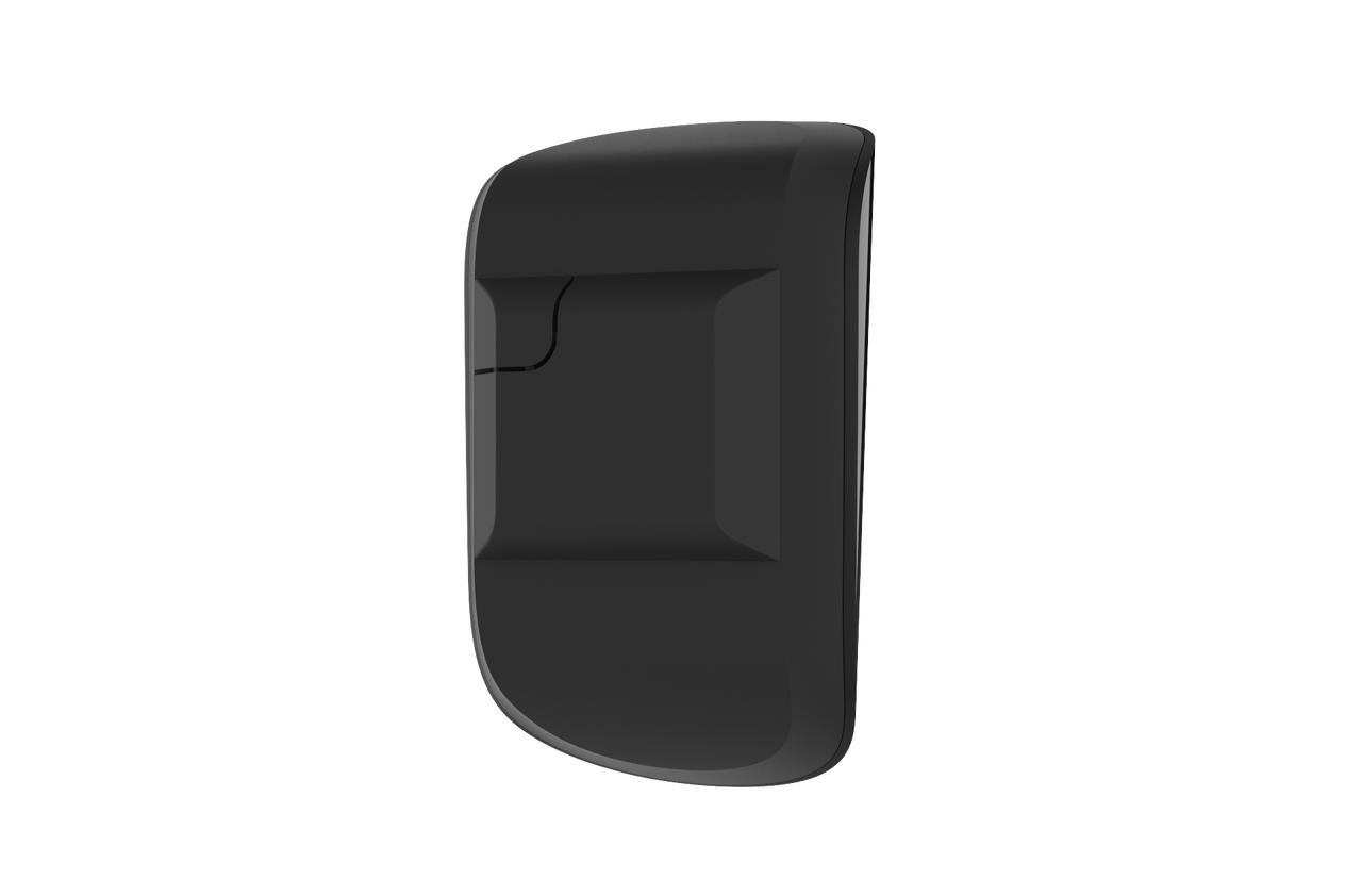 Rear view of Ajax MotionCam PhOD Black PIR motion detector with photo on demand