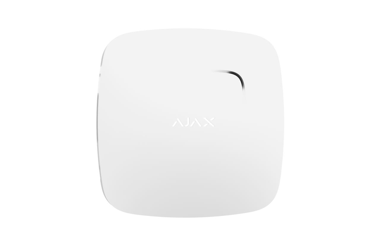 Ajax FireProtect Plus 2.0 White wireless smoke, CO, and temperature detector