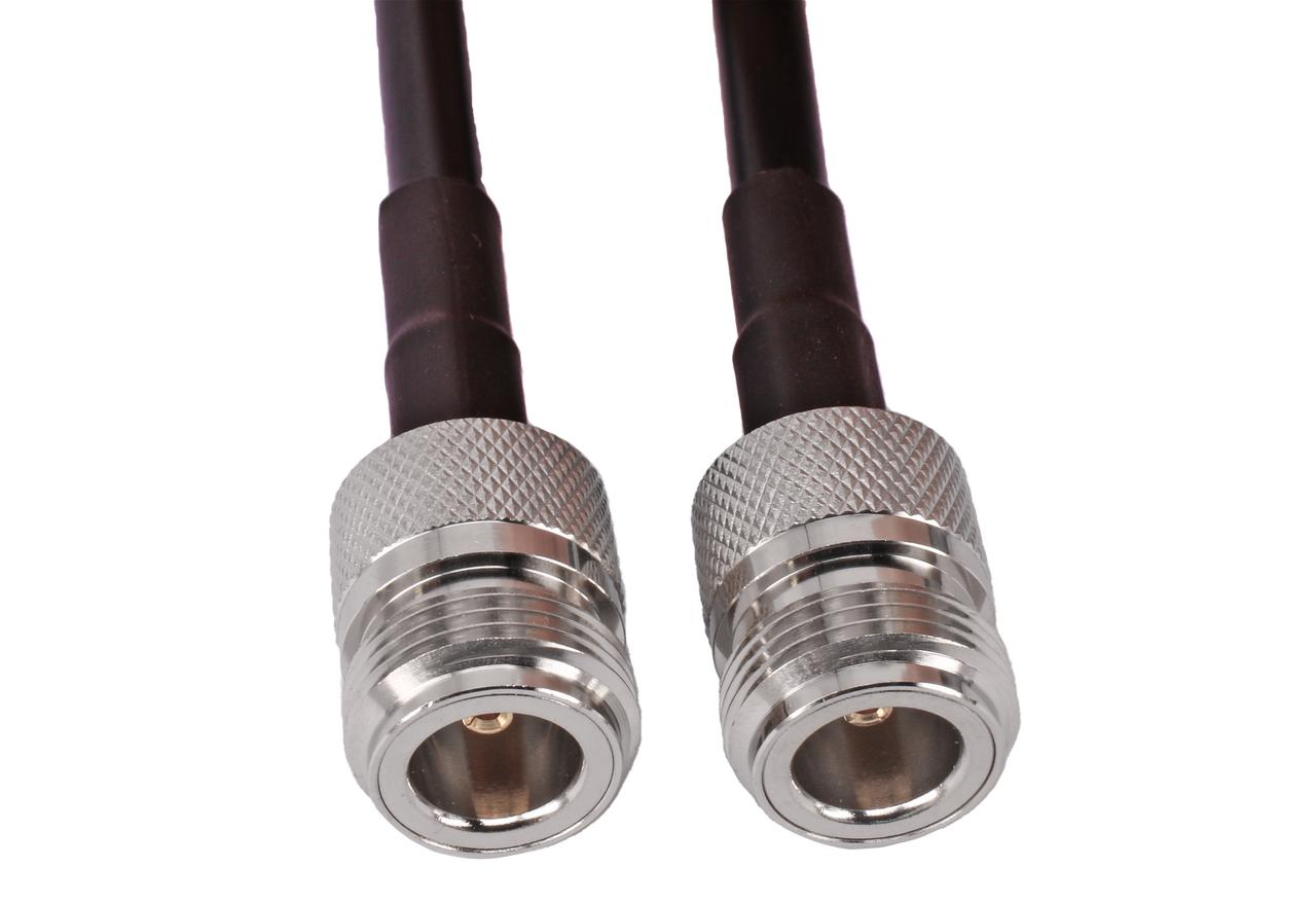 Up-close view of Hills Antenna N Female to N Female in LL240 Cable