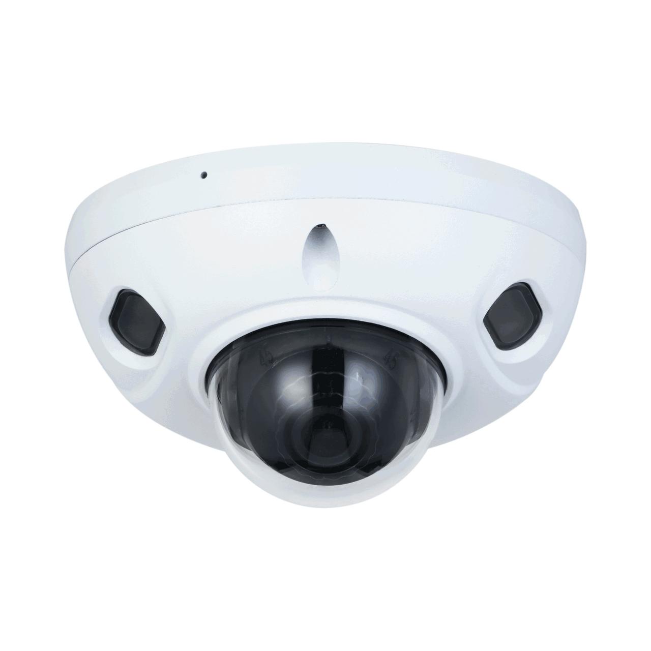 Dahua WizSense HDBW3466R 4MP black dome network camera front view