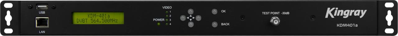 Kingray KDM401A Quad AV SD Digital Modulator front view