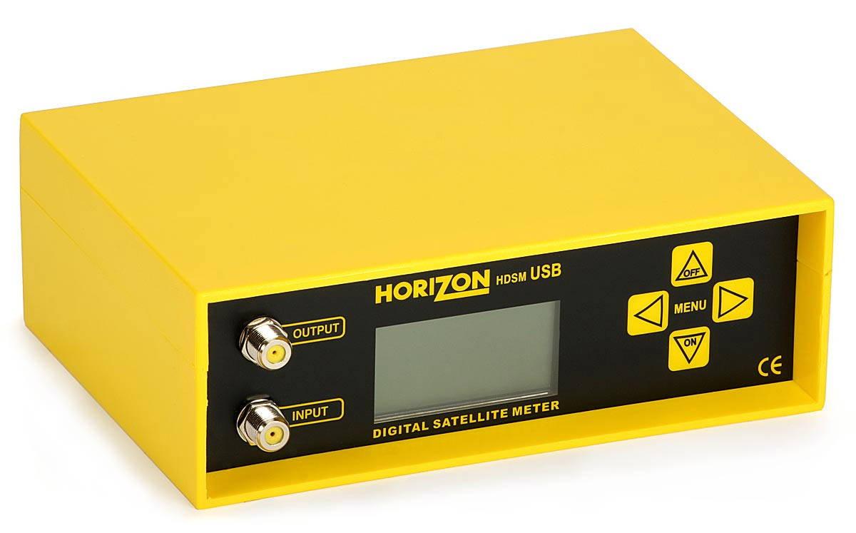 Horizon HDSM USB+ satellite signal meter front view