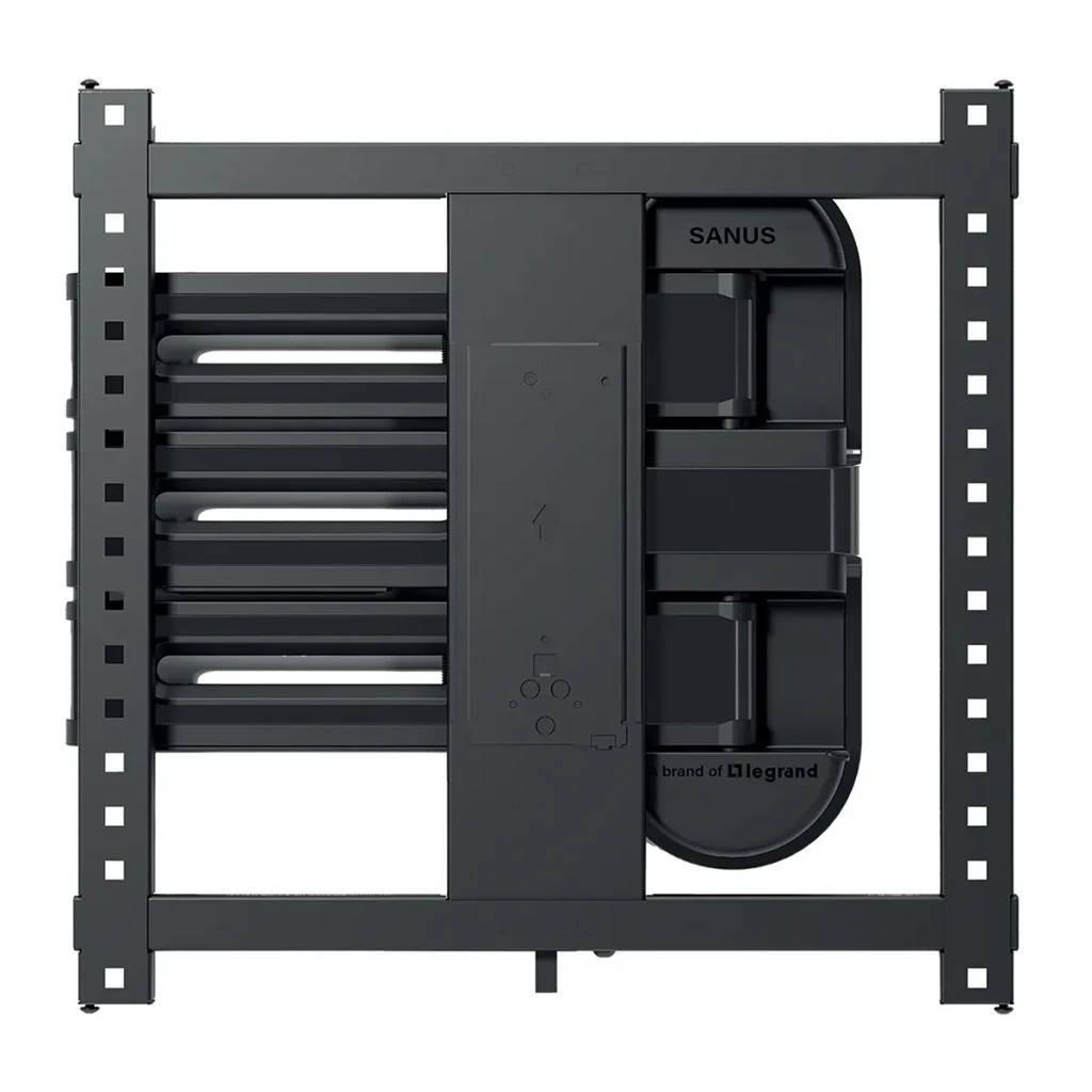 SANUS Advanced Full-Motion 4D + Shift TV Wall Mount front view
