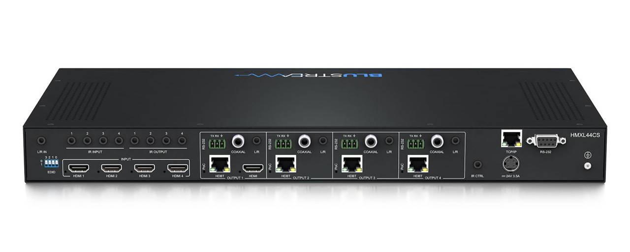 Blustream HMXL44CS-KIT 4x4 HDBaseT CSC Matrix back view