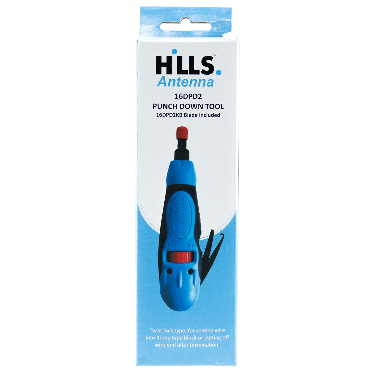Hills Antenna 16DPD2 Punch Down Tool with 16DPD2KB Blade