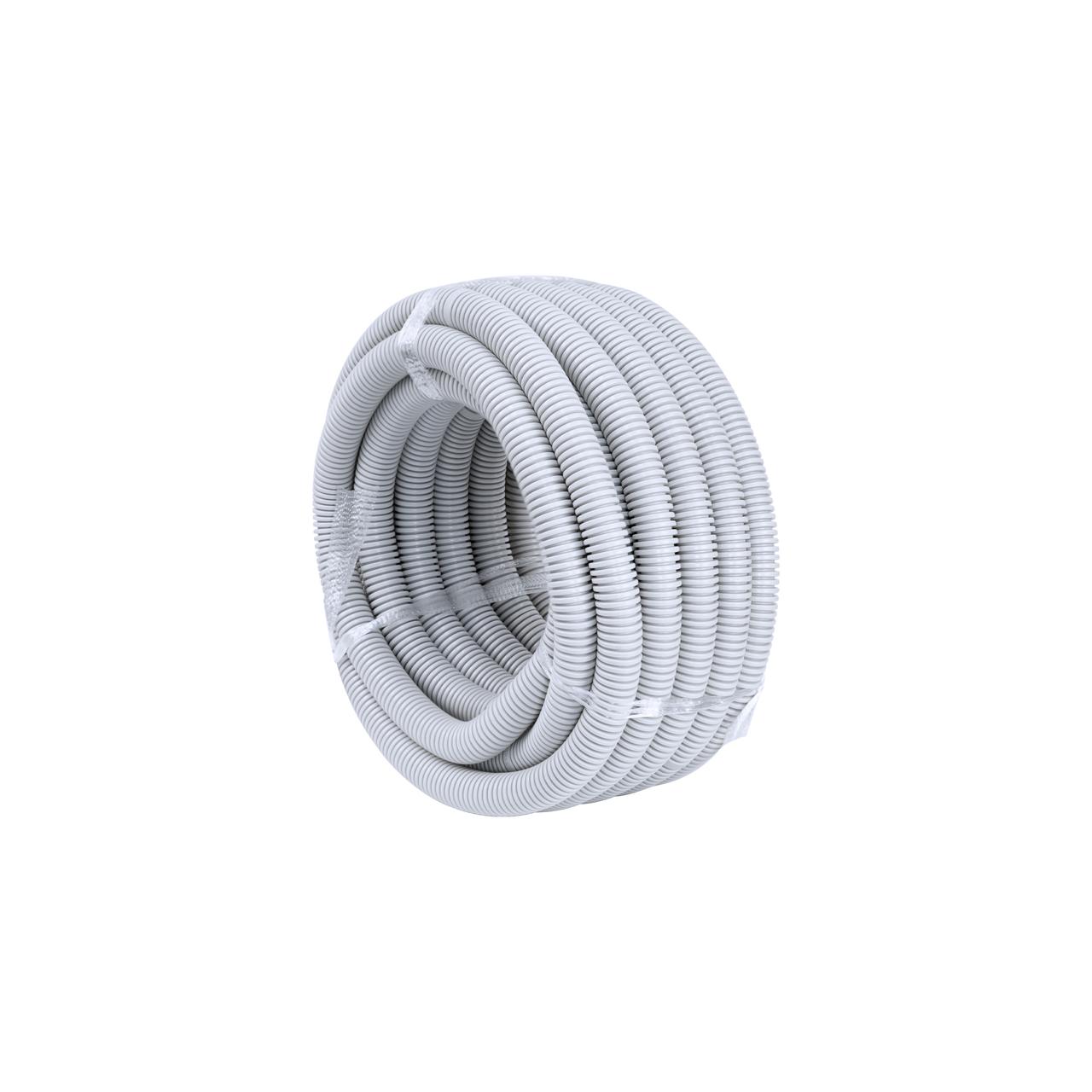 10m roll of Hills Antenna Corrugated Cable Conduit – UV-rated PVC, 20mm