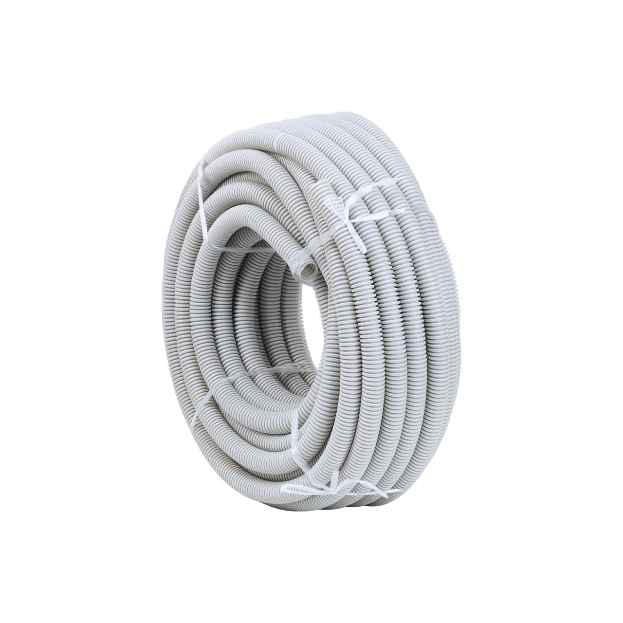 10m roll of Hills Antenna Corrugated Cable Conduit – UV-rated PVC, 25mm