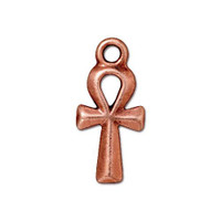 Ankh Pendant, Antiqued Copper Plate, 20 per Pack