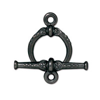 Heirloom Clasp Set, Oxidized Black Pewter, 10 per Pack