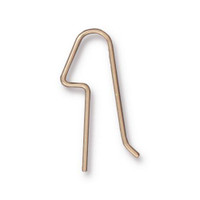 Angular Hook Ear Wire with .53 Inch Blank, 14/20 Gold Filled, 50 per Pack