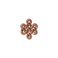 Small Eternity Link, Antiqued Copper Plate, 20 per Pack