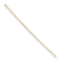 Head Pin 22 gauge 2 inch length, Brass, 500 per Pack