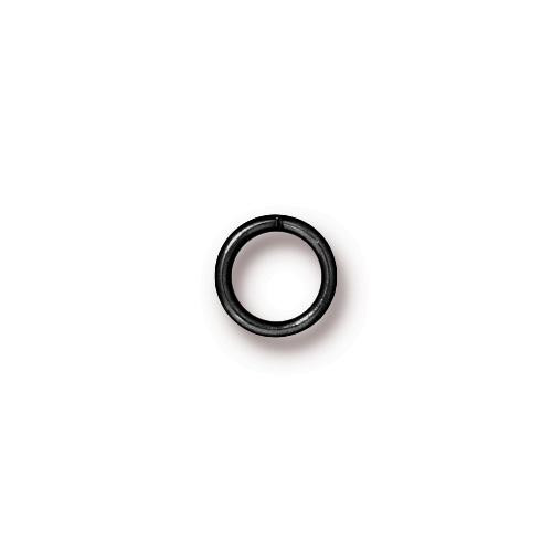 Round Jump Ring 19 Gauge 5.5mm Inside Diameter, Black Plate, 100 per Pack