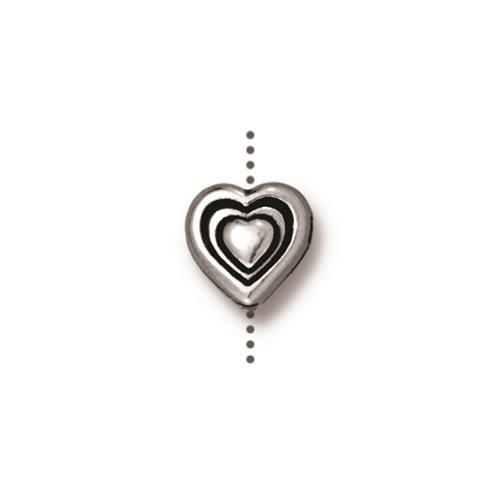  Prasacco 400 Pcs Heart Beads for Bracelets, Heart