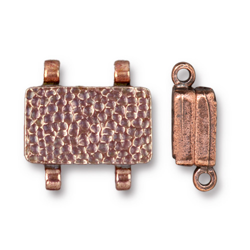 Magnetic Clasp Set - 6mm - Antique Copper Finish - (6 pr.)