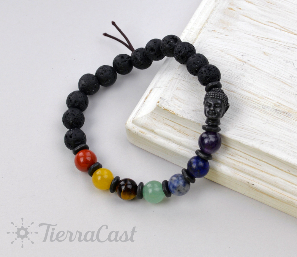 Buddhist Bracelet with Chakra Stones | The Buddha Temple