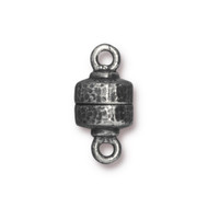 Hammertone Magnetic Clasp Set, Antiqued Pewter, 5 per Pack