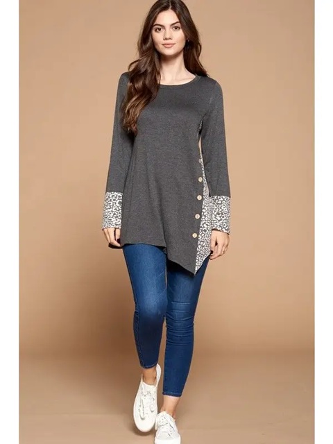 Side Button Tunic