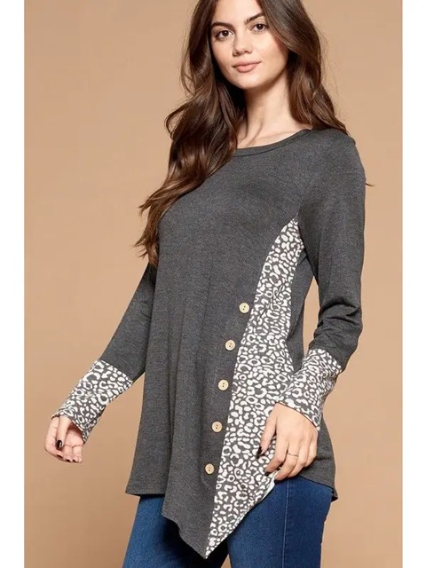 Side Button Tunic