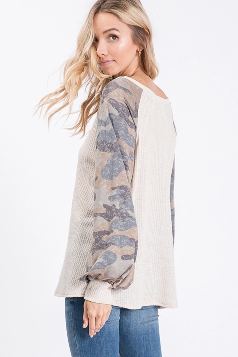 Cuddle Camo Top