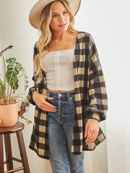 Bonfire Buffalo Cardigan
