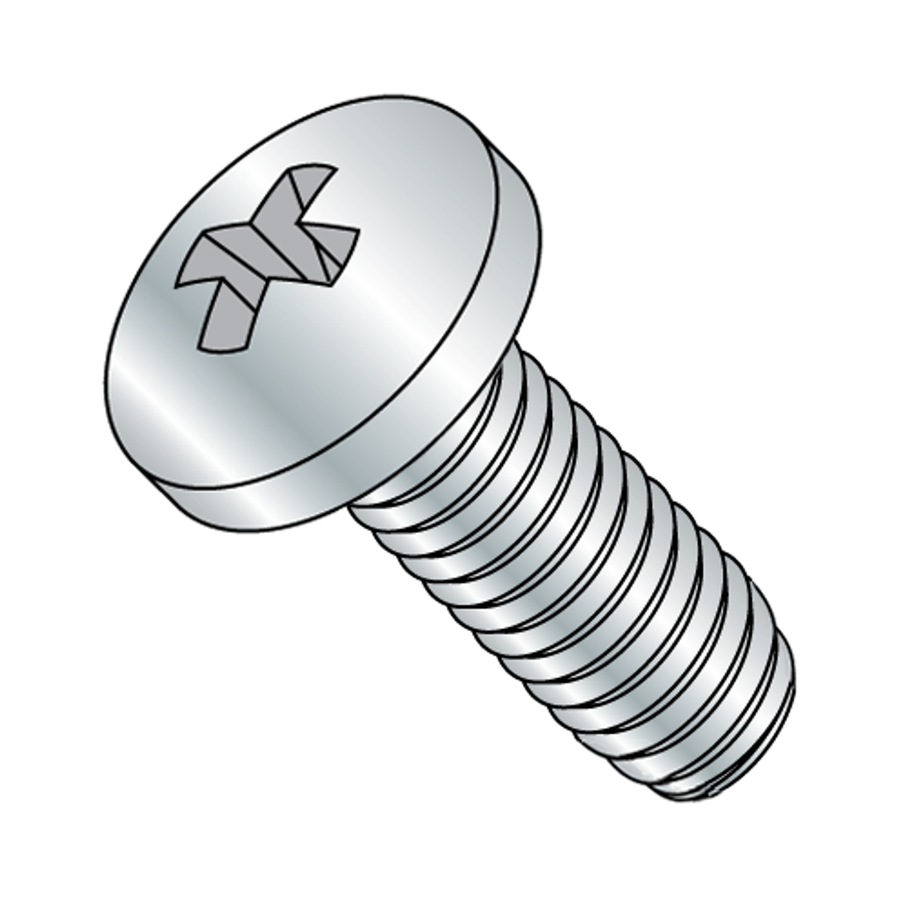 632 x 1/4 Phil Pan Zinc Plated Swageform® Albany Steel & Brass Corp