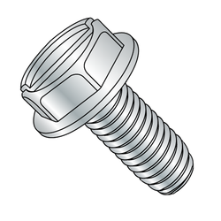 1/4-20 x 1/2 Slotted H/W ZP Swageform®