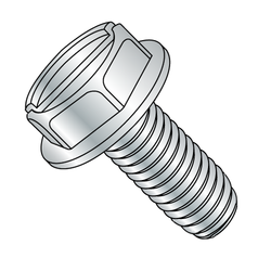 10-24 x 1 Slotted H/W Zinc Plated Swageform®
