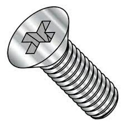 Phillips Flat Machine Screw Zinc Plated