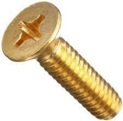 Phil Flat Machine Screw Brass