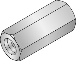 Rod Coupler Nut Hex