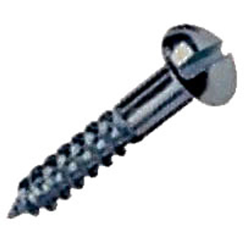 6 x 3/4 Round Wood Screw Zinc Plated (100 per Box)