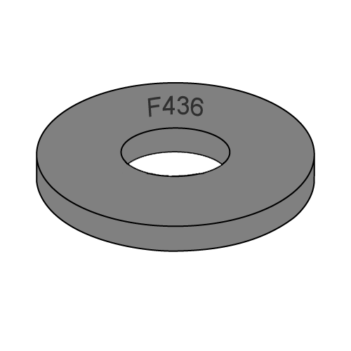 f436 structural flat washer